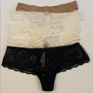 SET OF 5! VS thongs size medium